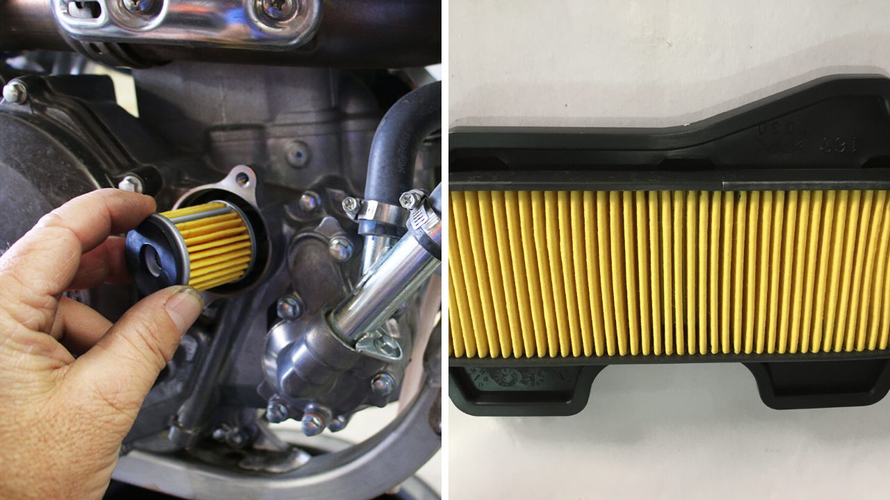 changing the oil fitler