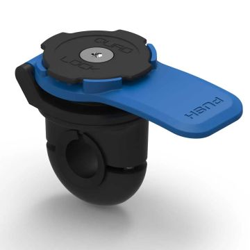 Quadlock Scooter/Motorcycle Mirror Mount (Black- Blue)