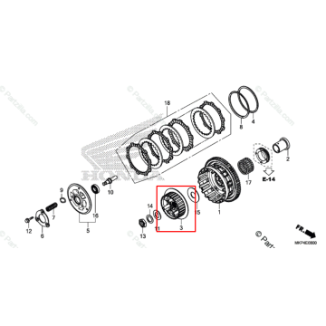 CB 500x clutch center